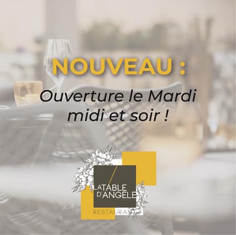 Nouveaux horaires !